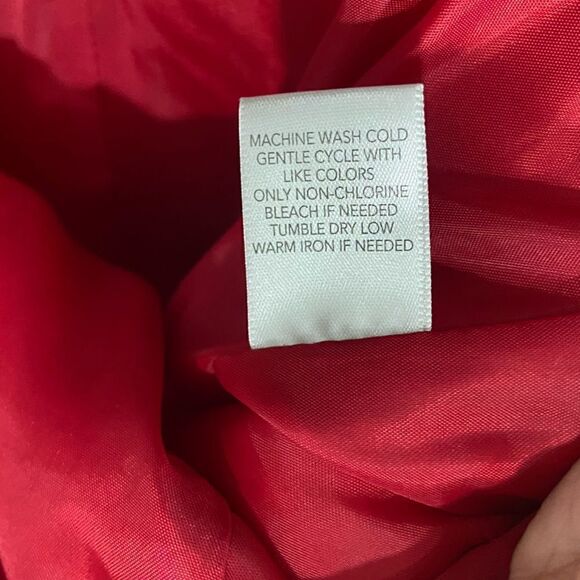 Christopher & Banks red quilted zipper up vest  size small - Picture 5 of 8